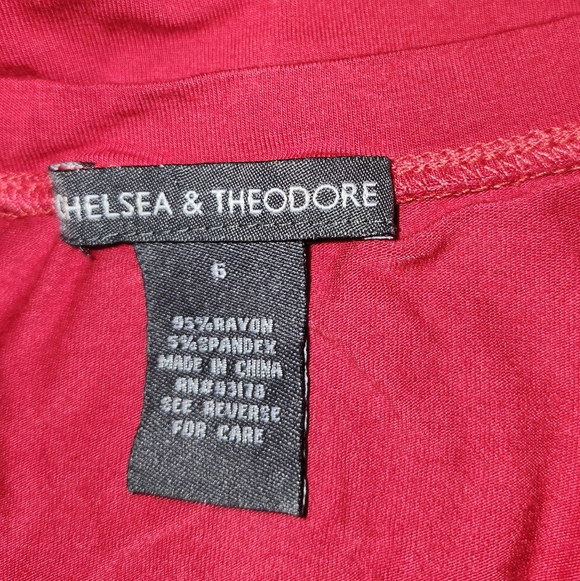 Chelsea & Theodore Cherry Red Dress - Picture 4 of 4